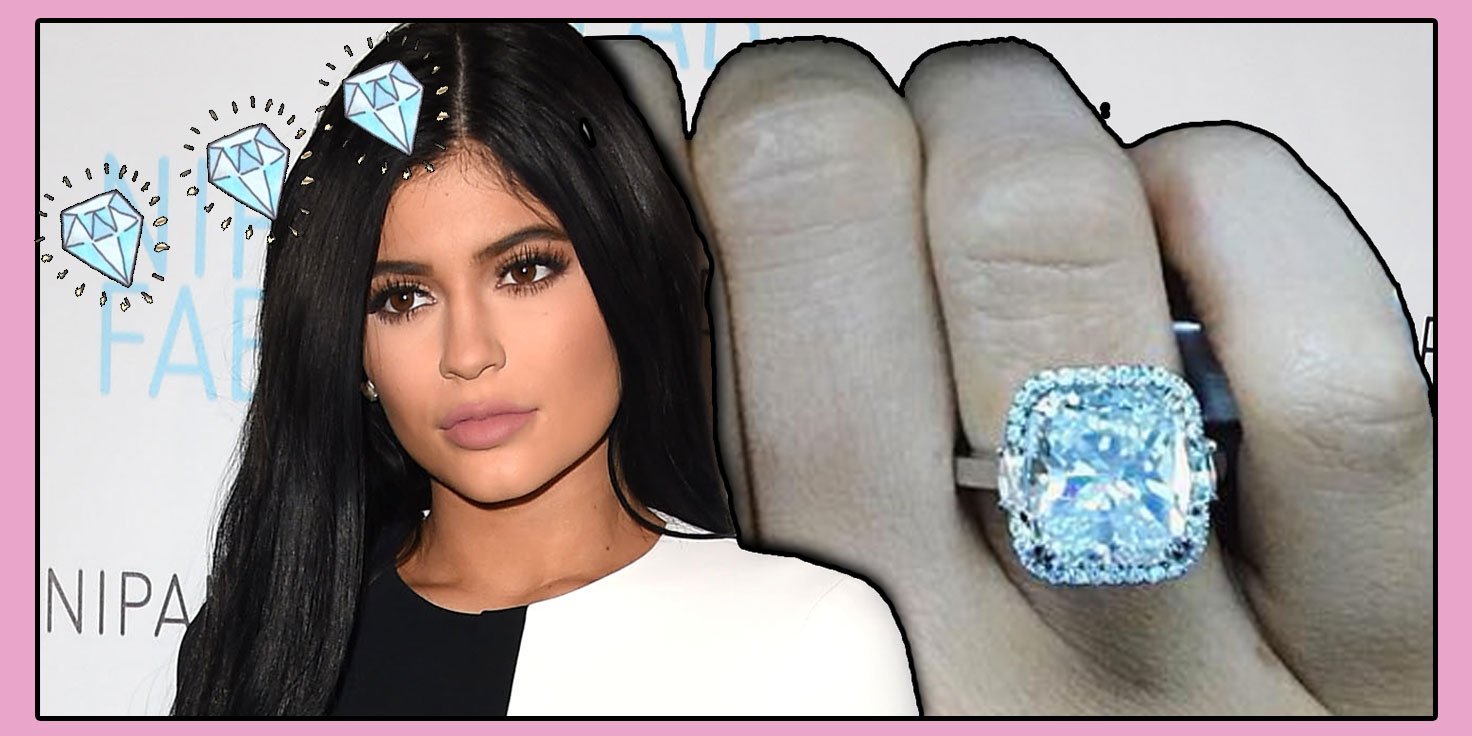 Kylie Jenner flaunts her diamond ring received from beau Travis Scott