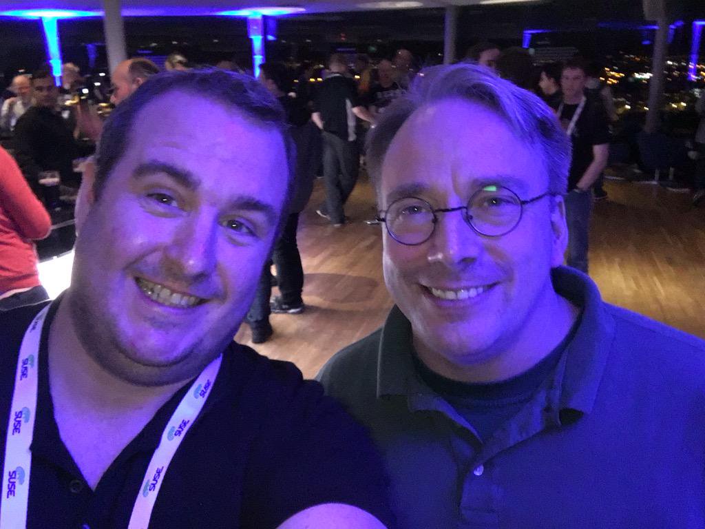 Happy Birthday Linus Torvalds! Creator of Linux. I had the pleasure of meeting him earlier this year. 