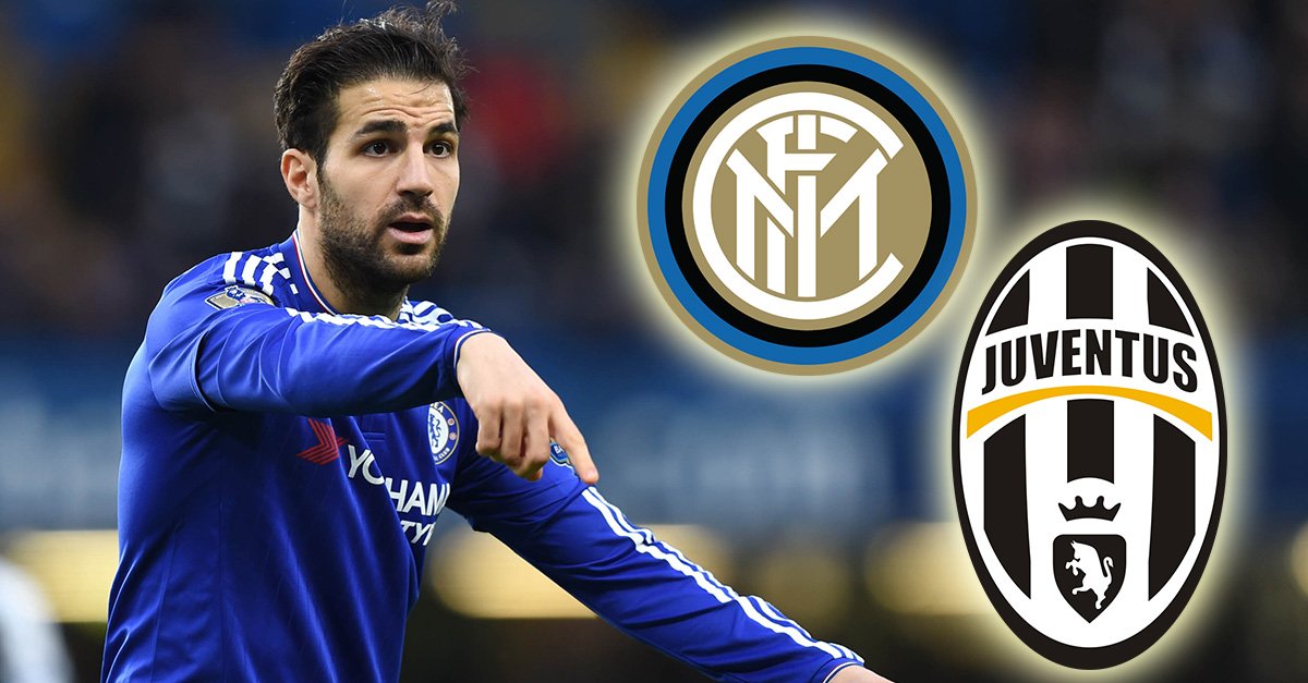 Juventus and Inter Milan are ready to do battle for Cesc Fabregas dailym.ai/1knkiRU