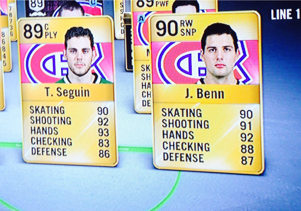 Habs_Fan_67's tweet photo. Pretty much done with HUT, so RT and follow for a chance to win Benn and Seguin! https://t.co/x32oyCpxYZ