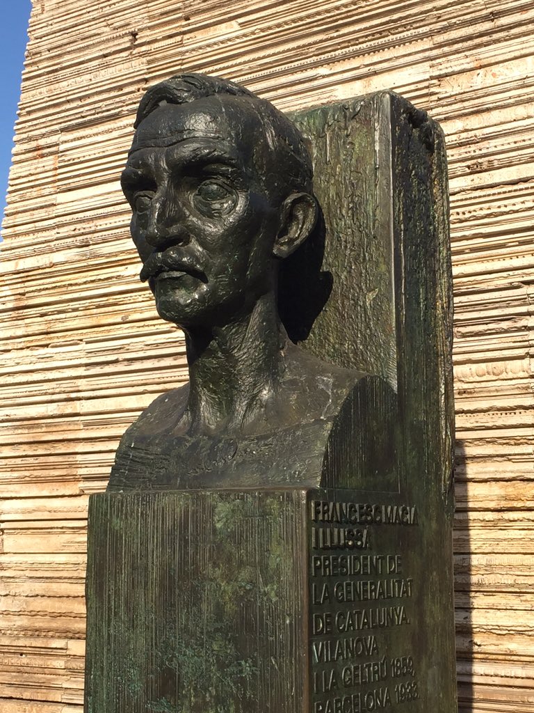 KimSajet's tweet image. Francesc Macià i Llussà, Catalan president during the short-lived 2nd Spanish Republic. #BarcelonaVacation