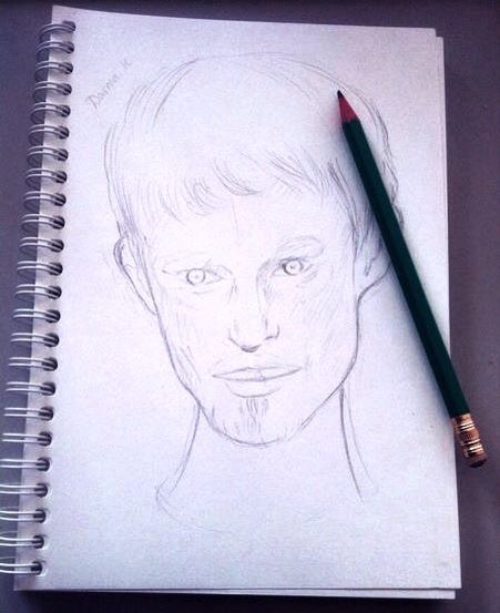 darrenpaulkent's tweet image. @Nevermind1392 the moment you realise just how cool your job is, when a lady sketches you! All my love sweetie xx TU