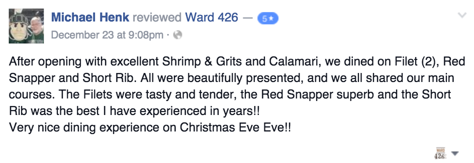 Ward426's tweet photo. Thanks for the fantastic review, Michael! #Ward426 #5starreview #thankyou https://t.co/NHVMSif5ft