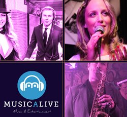 Sylvester Gala bij #VanDerValkTiel met #allrounddj #OnnoO, #saxofonist #Carlobanning en #zangeres #MariekevanAsch.