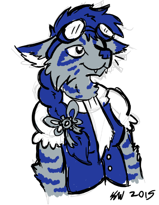 BlackStaticArt's tweet photo. #artistprompt: silver/blue steampunk main coon! This one was more sketchy #blackstaticart
Please don't repost! https://t.co/7awcY1WraJ