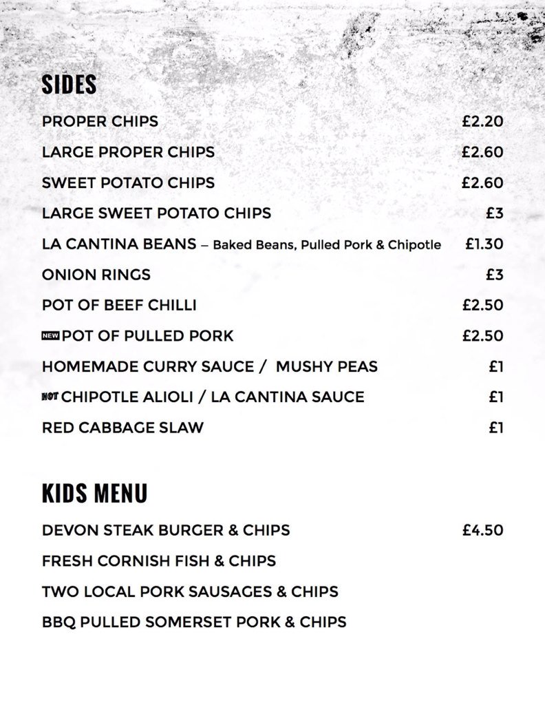 bfkdevon's tweet image. Tonight's menu, cooking in Exminster 5.30pm -  8.30pm #exeter #devon #fresh #local #burgers #seafood #pulledpork