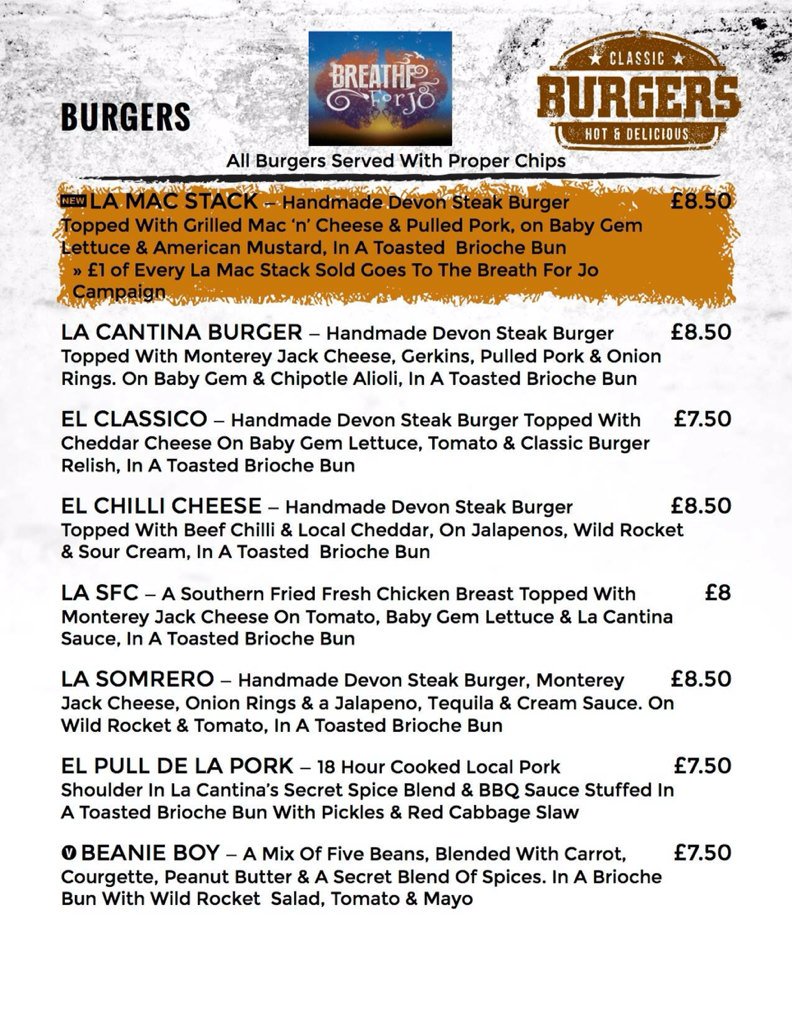 bfkdevon's tweet image. Tonight's menu, cooking in Exminster 5.30pm -  8.30pm #exeter #devon #fresh #local #burgers #seafood #pulledpork