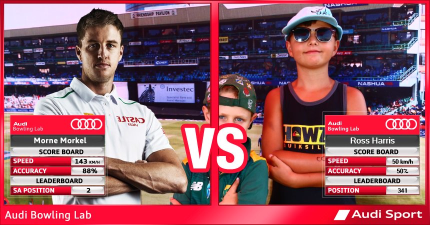 Ross1Harris's tweet photo. I've just challenged Morne Morkel at the Audi Bowling Lab @AudiSouthAfrica #AudiBowlingLab #VorsprungProteas https://t.co/r3pRSsJz1n