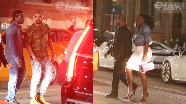 Number 4: <a href="/Drake/">Drizzy</a> &amp; <a href="/serenawilliams/">Serena Williams</a> party <a href="/FRINGSTORONTO/">Frings Toronto</a> in #Toronto - bit.ly/1QRKN0H #etalk2015