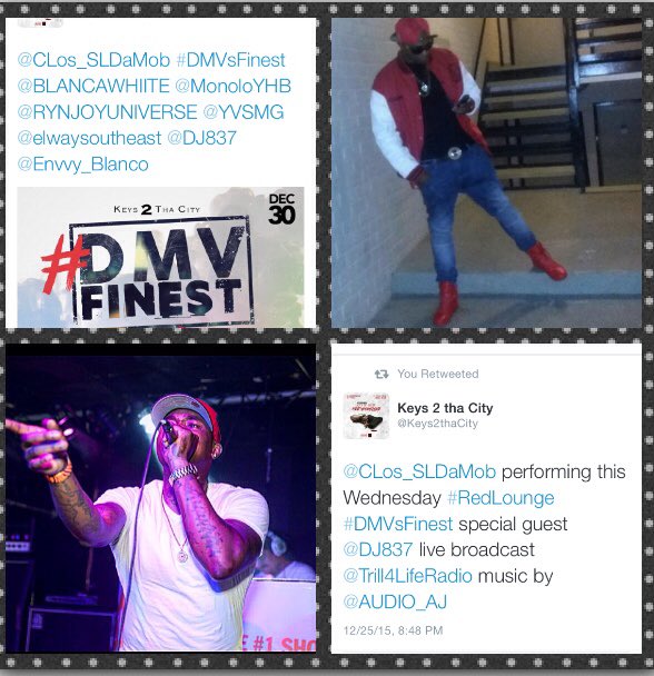 CLos_SLDaMob's tweet photo. #DMVFinestShowcase This Wednesday #RedLounge with a live performance by myself #Clos #Sldamob #SLE #Foreallllllll https://t.co/MlL6319INr