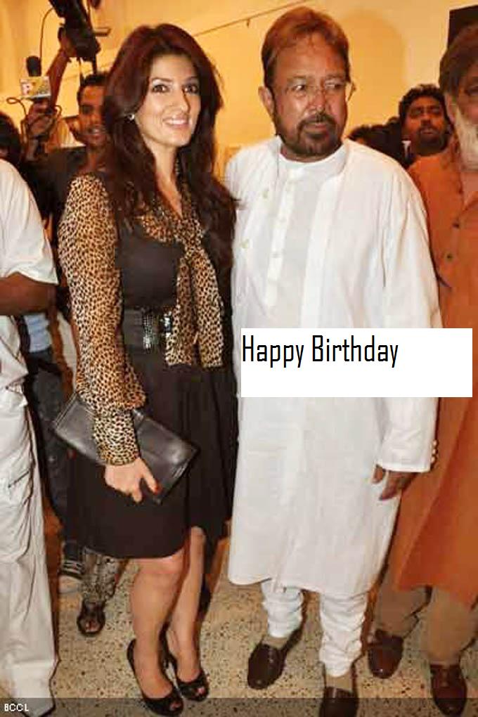 Happy Birthday Rajesh Khanna Bday Twinkle Khanna 