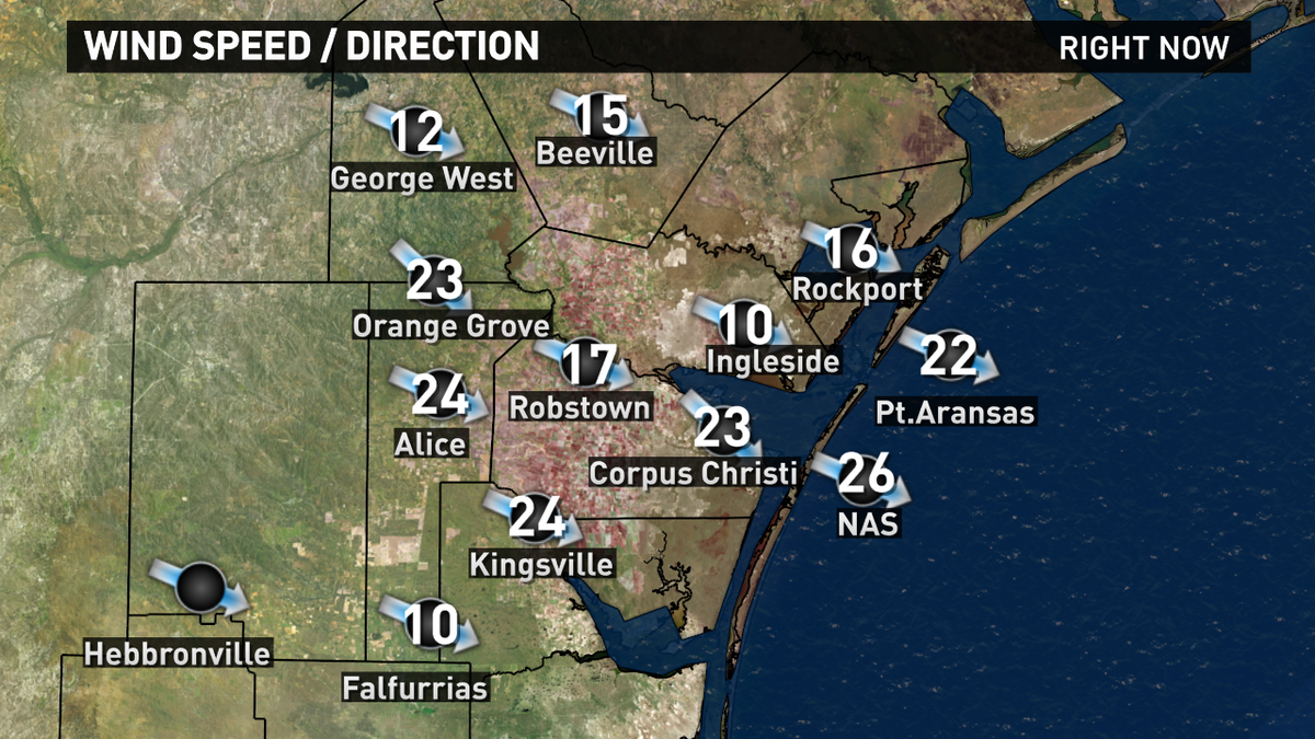 kiii3news's tweet photo. Winds gusting over 40mph. https://t.co/jBsZPmu2Jp
