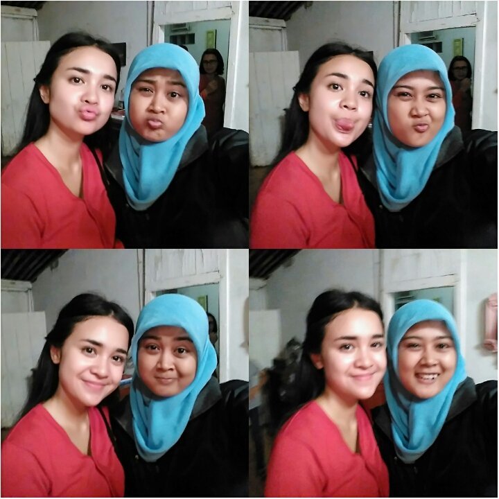 PutriLaxmi's tweet photo. Mkasiihhh mimut udah mau nemuin aq, mksh bgt deh pkknya, mksh buat semangat buat ujian q juga love u @michelleziu 😘 https://t.co/krm2i5jSzl