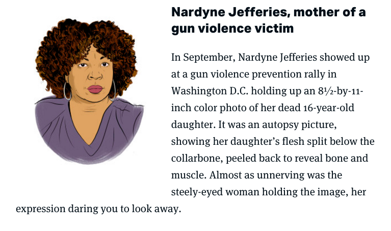 10 Americans Who Shaped the Gun Debate This Year: thetrace.org/2015/12/notabl…