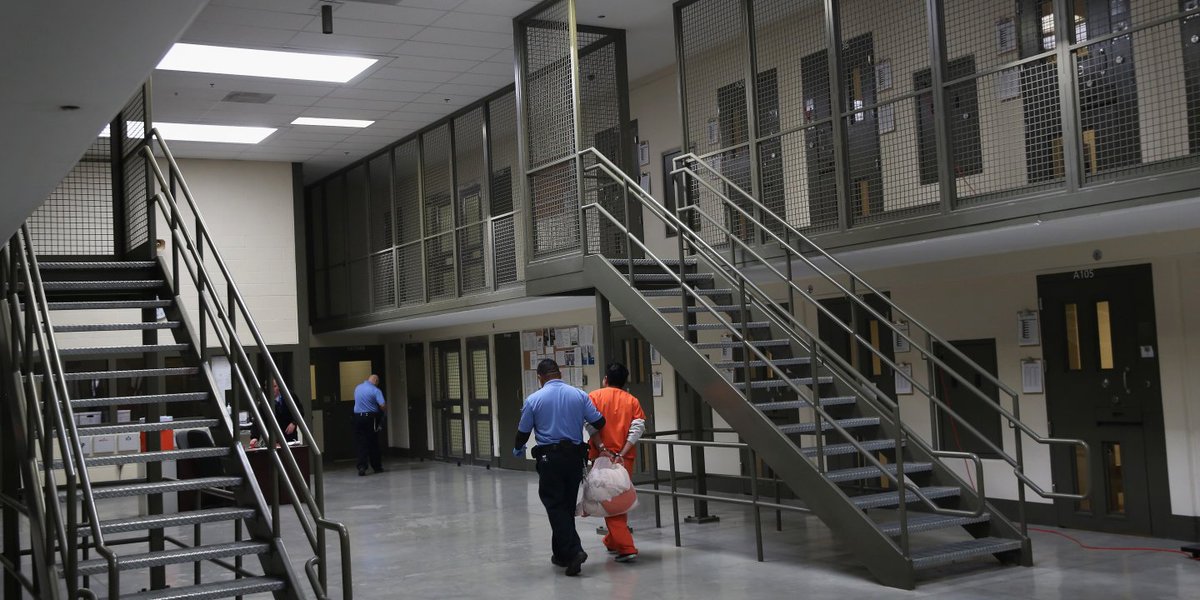 splcenter's tweet photo. Private Prison Exec Waves Off Criminal Justice Reform, Predicts More Profits https://t.co/flyzGq8AWz by @lhfang https://t.co/xDBQJ17RAH