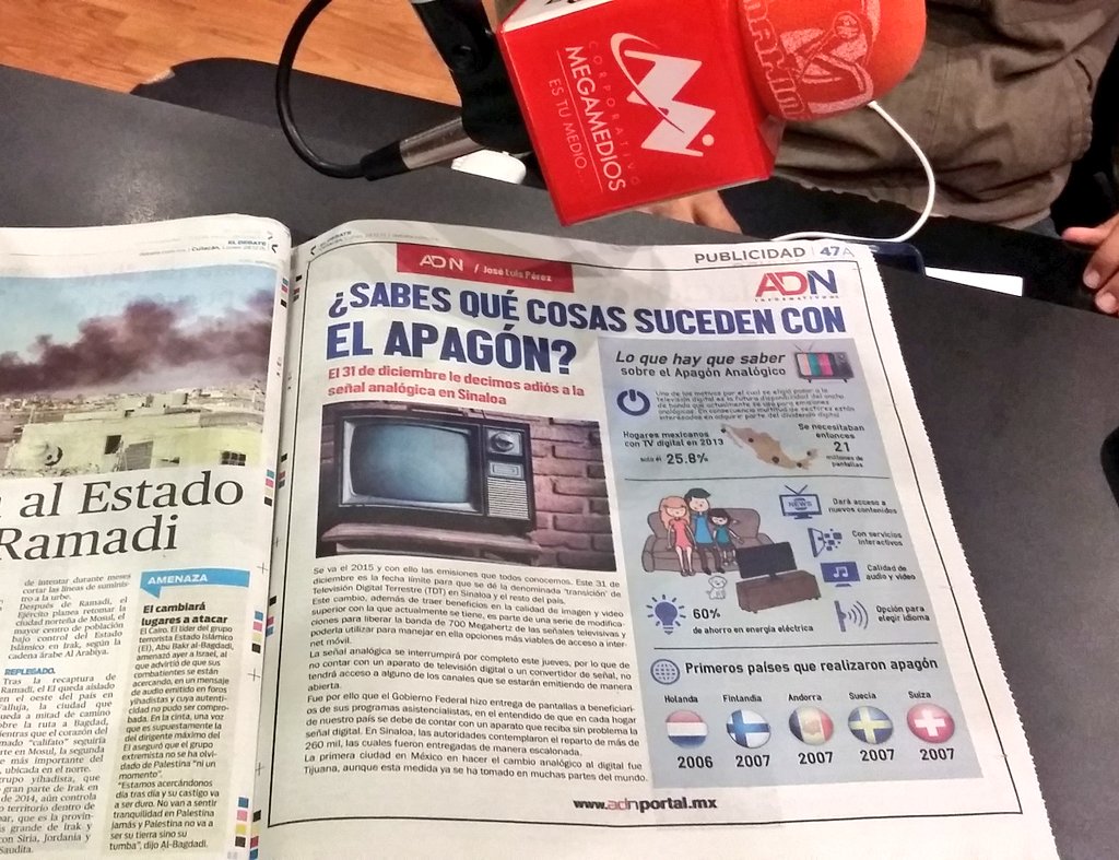 #QueNoSeTePase nuestra publicación en <a href="/ELDEBATE/">Debate</a> sobre el #apagonanologico #soyADN <a href="/maxima103/">Maxima10</a>