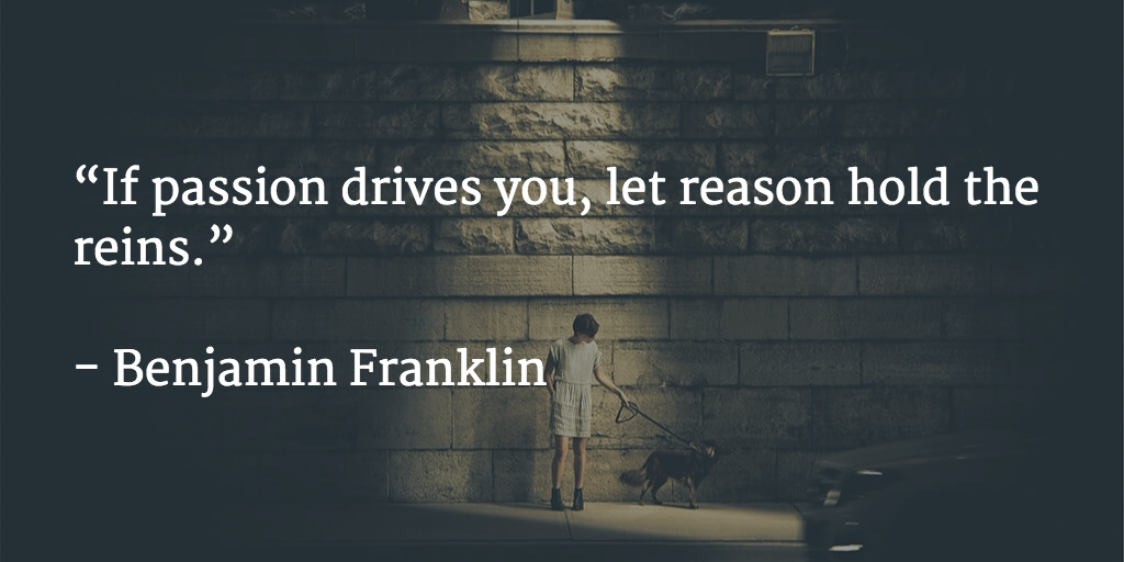 leplaygroundca's tweet photo. “If passion drives you, let reason hold the reins.”
 
- Benjamin Franklin https://t.co/4LBbOZzCSh