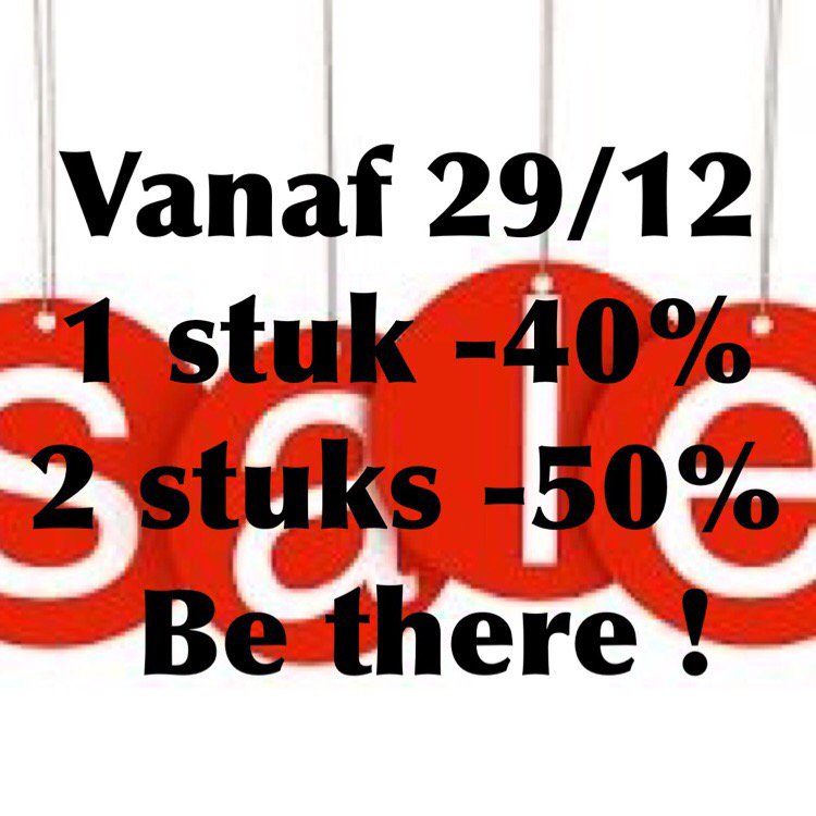 Sale @ Janelli ! - Wij prijzen verder af !
Tevens willen wij van deze gelegenheid gebruik... eepurl.com/bLfcZT