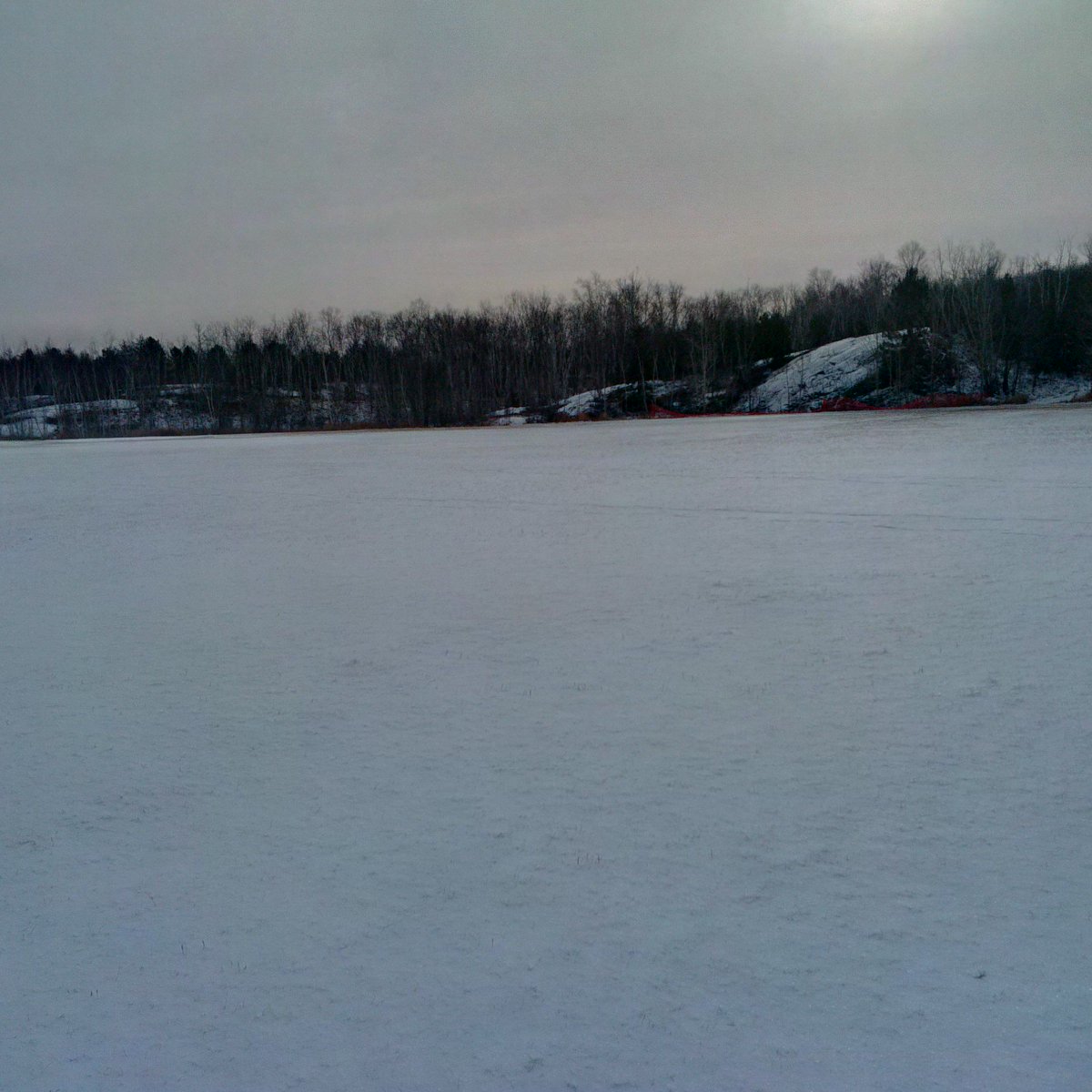 LUNordic's tweet photo. Skiing @LaurentianU soccer field! Skiing is possible! Hoping for a dumping tonight! #stillwaitingforsnow https://t.co/oX3GwqQATp