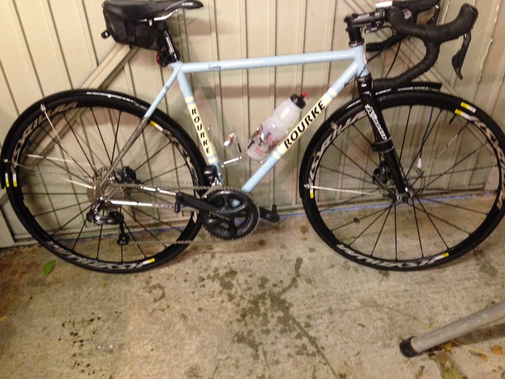 <a href="/RourkeCycles/">Brian Rourke Cycles</a> Ride out today guys Ace bike love it just need to get fit👍🚴🏻😎