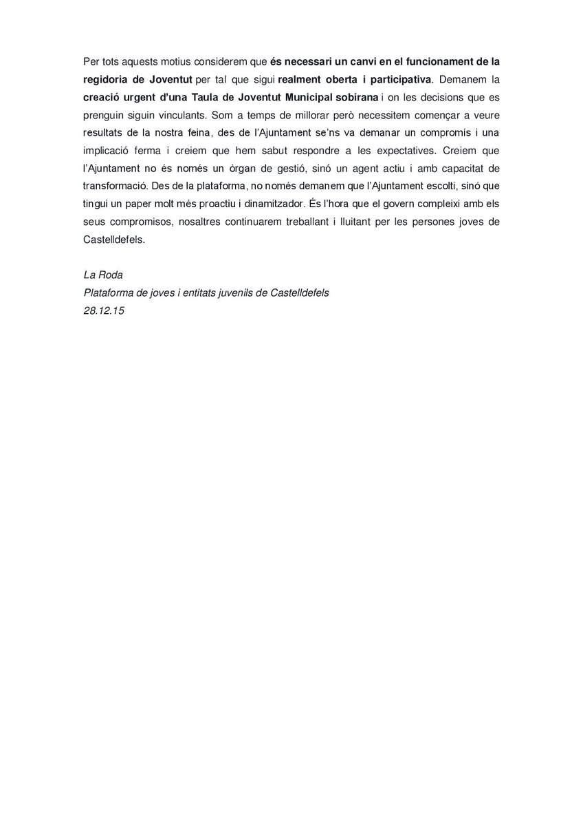 La Roda Joves tweet media