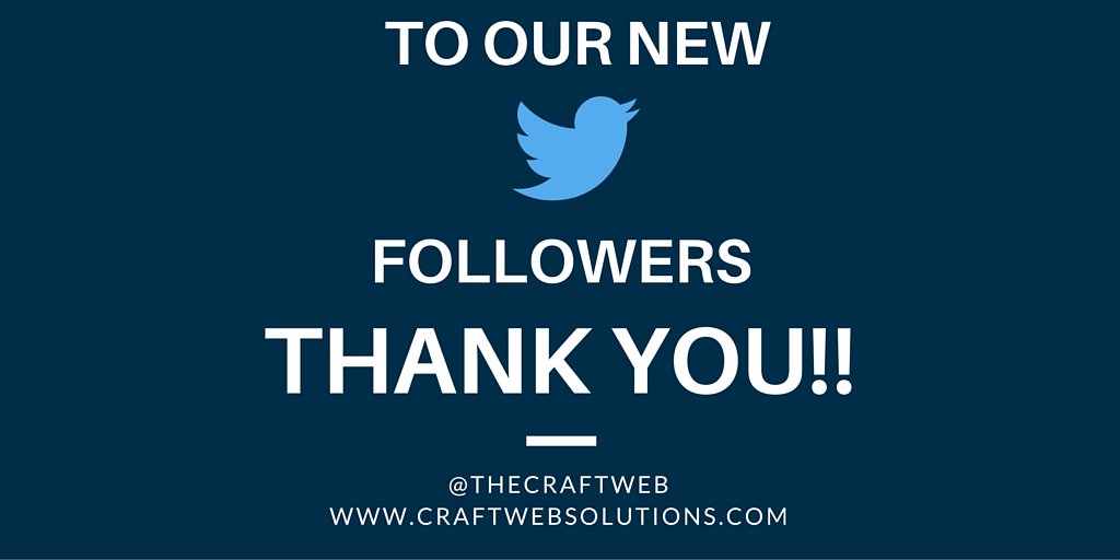 THECraftWeb's tweet photo. Every little bit counts! Thanks for the follow everyone! Happy New Year! https://t.co/3qojZTbNyN