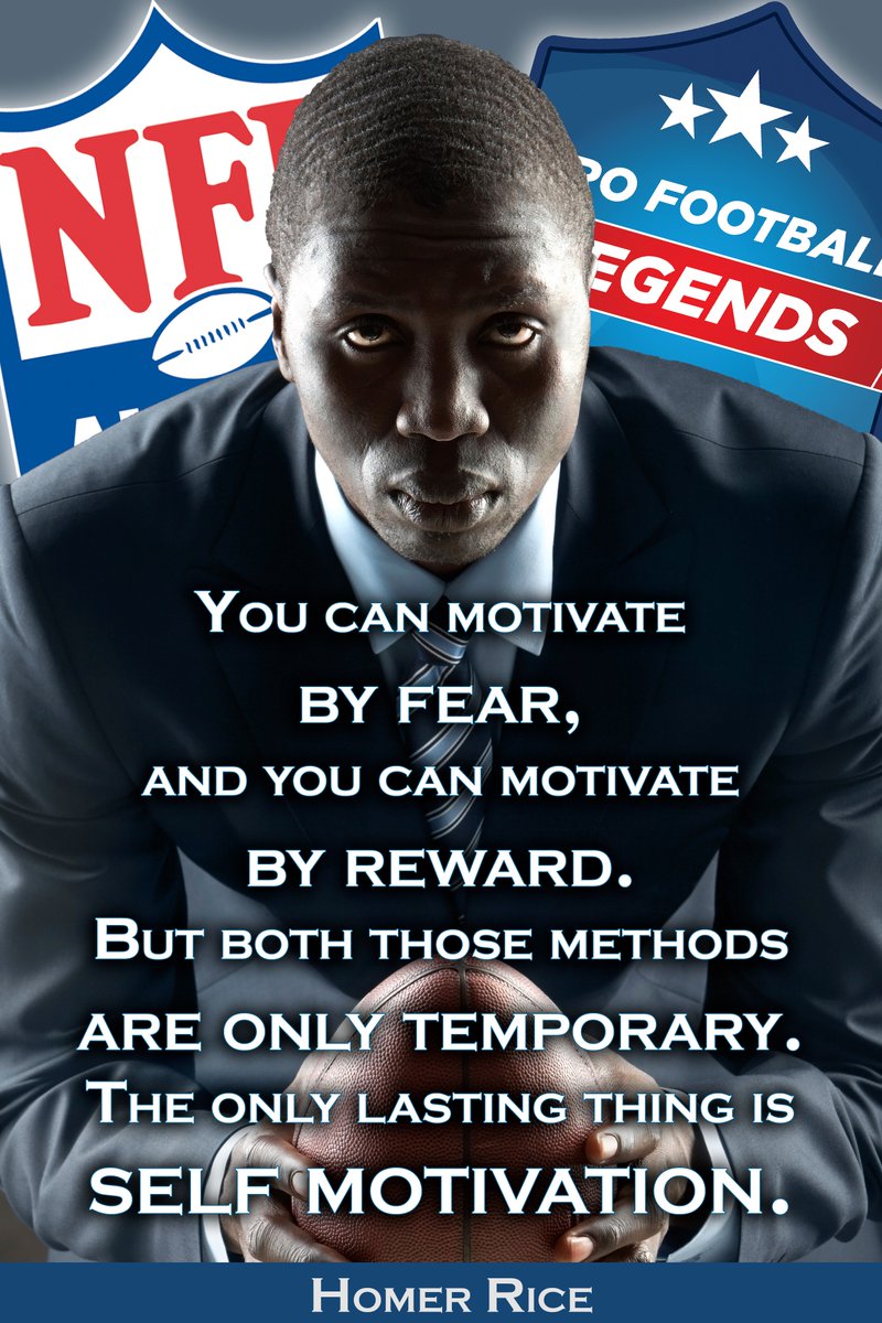 NFLAlumni's tweet photo. #MOTIVATIONALMONDAY #HOMERRICE https://t.co/jJW8J4RBG7