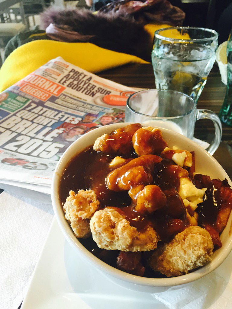 gustaveparking's tweet photo. Une bonne Poutine ...Voilà du Mir ...#quebec @reevesbenoit #metslocaux https://t.co/uDXg8zuEJi