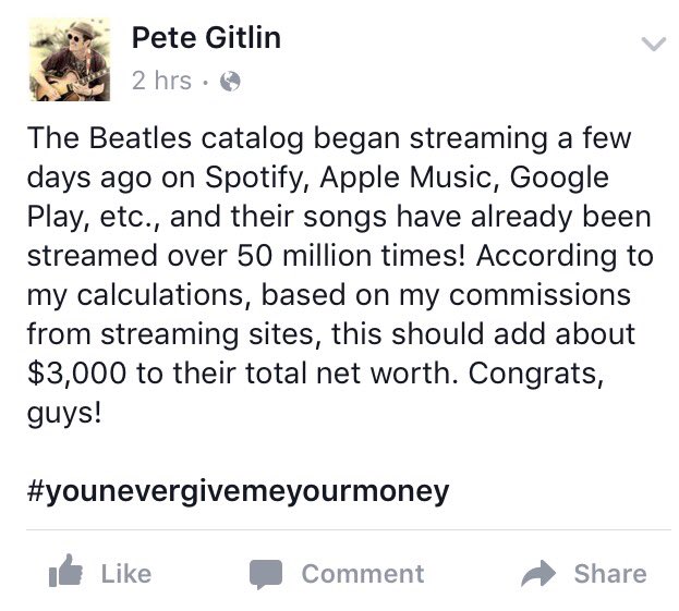 gabrieljazz's tweet photo. Exciting news for the whole music industry! #younevergivemeyourmoney #streamingripoff https://t.co/snxw3N4BNH