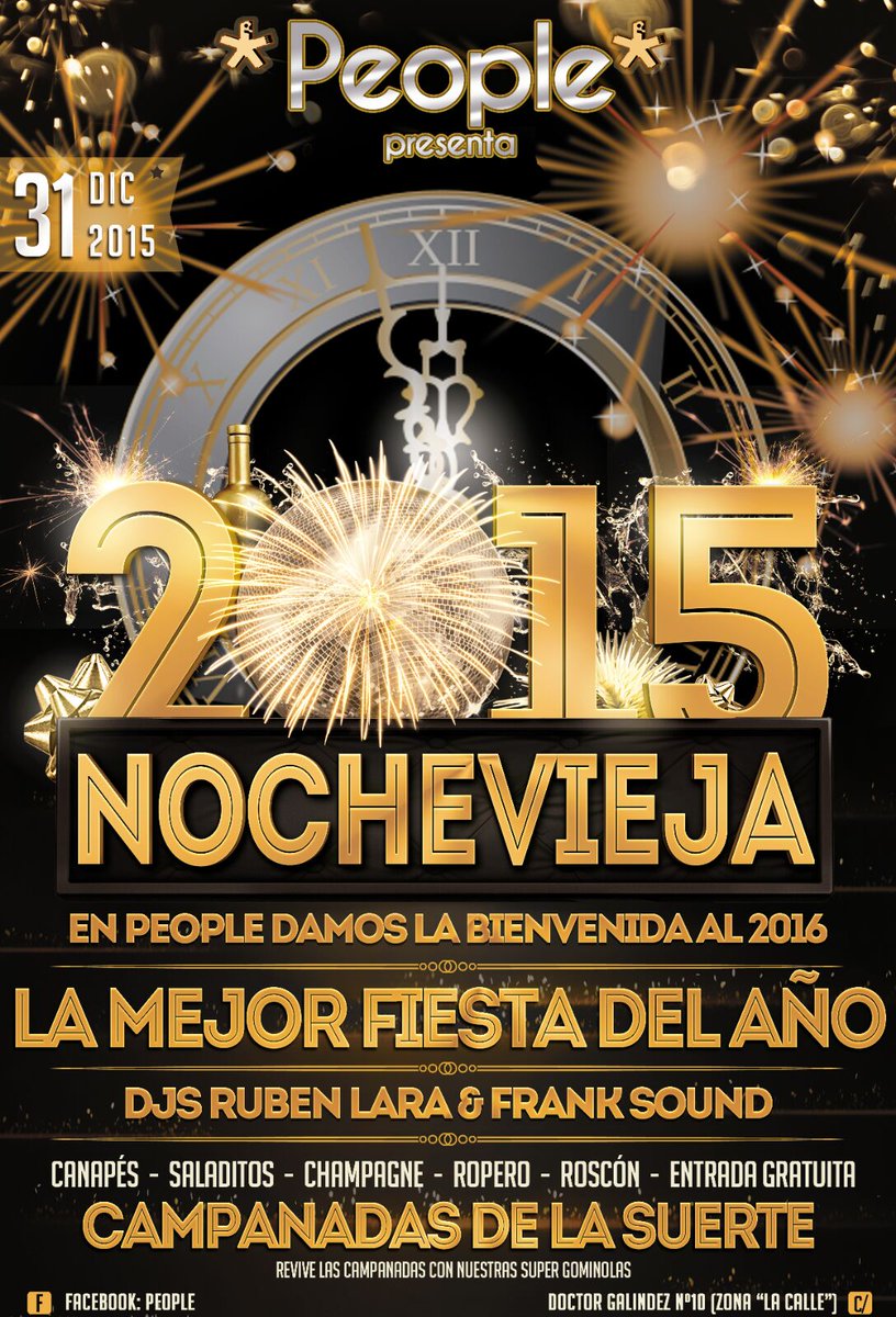 peoplecuencaa's tweet photo. Ven a pasar la ultima noche del año como se merece. Ya no queda nadaaa⏰ Esto tiene un nombre: PEOPLE https://t.co/7WjjyNkk57