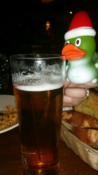 _Ciska_'s tweet photo. Duckie says cheers!! @mattjcorner @TheGriffmiester @stephenwebb1983 @samferriday #glasgow #reisverslag #jbuk https://t.co/kJymfltm56