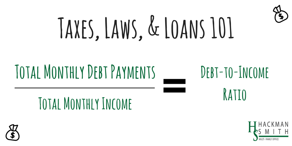 HackmanSmithLLP's tweet image. Debt-to-income ratio is how lenders measure your ability to manage the payments you make every month to repay loans.