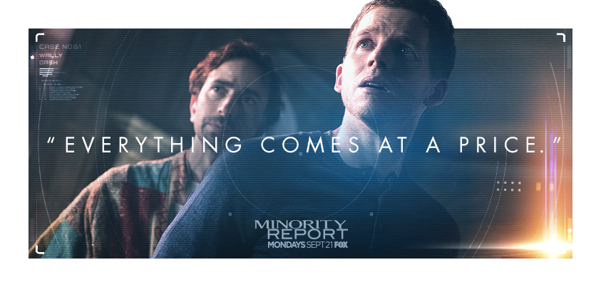 There's always a price to pay. #MinorityReport