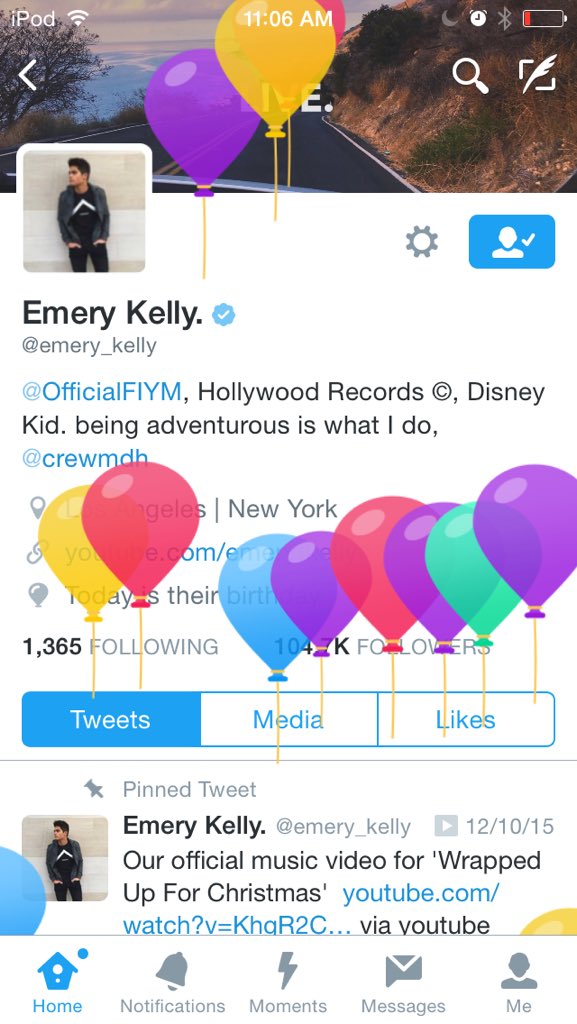  Happy Birthday! I hope you have an amazing day! Look at the balloons!        