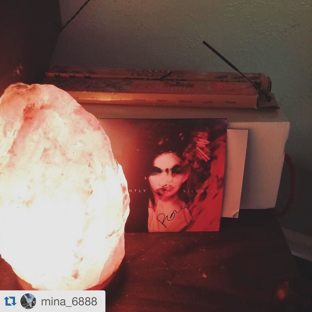 #Repost <a href="/mina_6888/">S. Mina MacNeil</a> 
Plugged in my Himalayan Salt. 
#himalayansaltlamp #himalayansalt