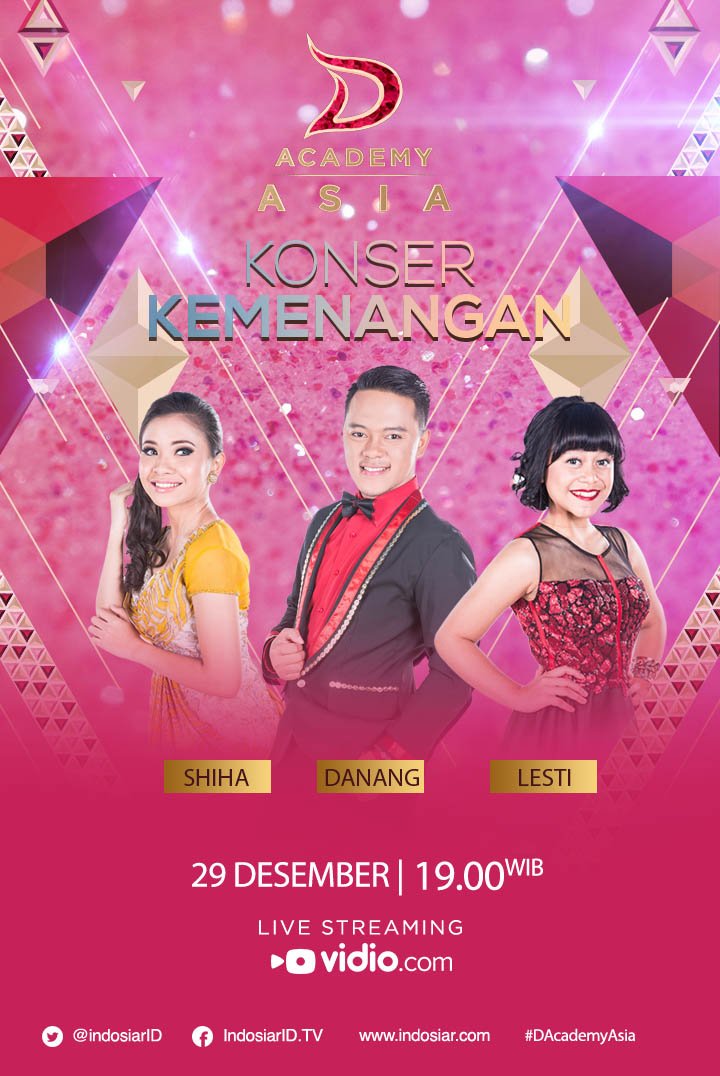 Indosiar's tweet photo. Yakin @DA2_Danang dapat menjadi juara #DAcademyAsia? Berikan dukunganmu di Konser Kemenangan pkl 19.00 WIB https://t.co/lhCTfAJ5RV