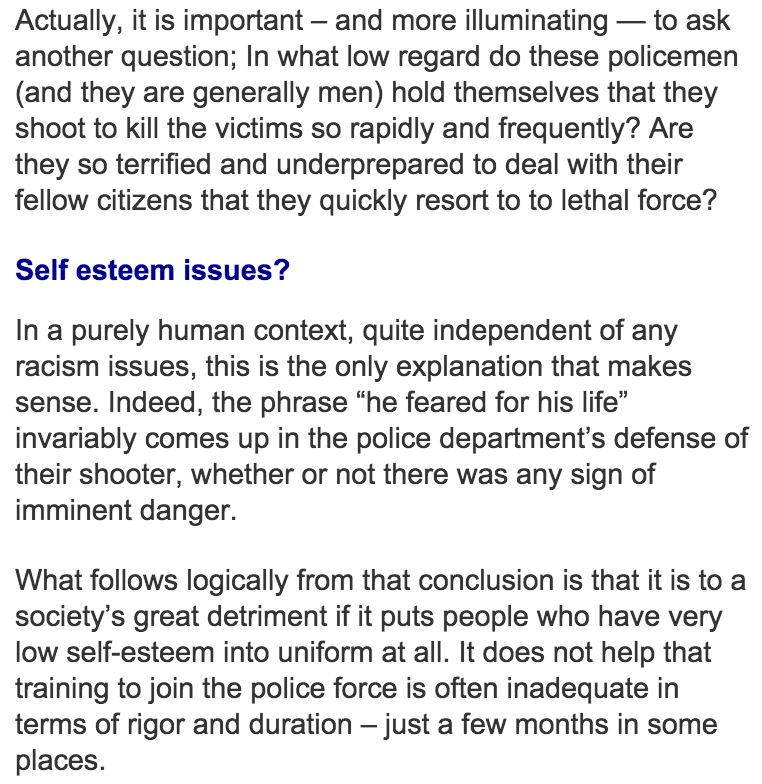 theglobalist's tweet photo. Why are US #police so lethally terrified? Stephan Richter: https://t.co/IFYBJ9IdOk #TamirRice https://t.co/5Twjtyj4rN