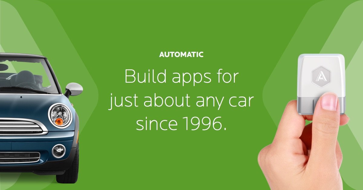 automatic's tweet image. #ConnectedCar Devs: See @automatic's totally free APIs at bit.ly/1mLCHK0. Build apps for the future, today.
