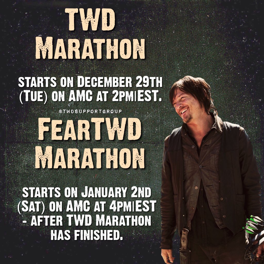 #TWDMarathon &amp; #FearTWDMarathon Details. 💀

#TheWalkingDead | #FearTWD