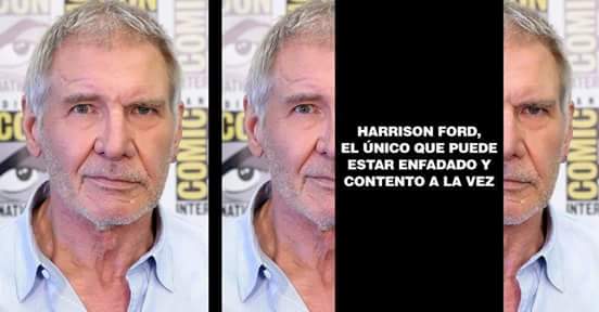 La única persona que puede estar feliz y enfadada a la vez.