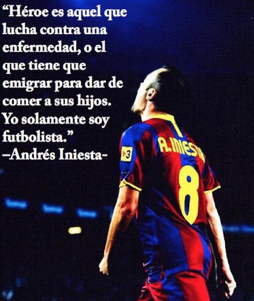MotivacionesF's tweet photo. Andrés Iniesta... https://t.co/gg5pgEcDwc