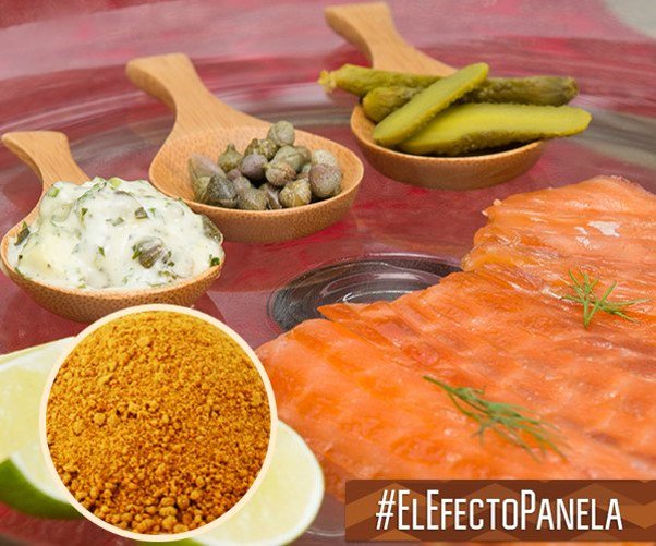 Y para esta noche: gravlax de salmón con panela y salsa tártara  goo.gl/5hp781 ->  #ElEfectoPanela
