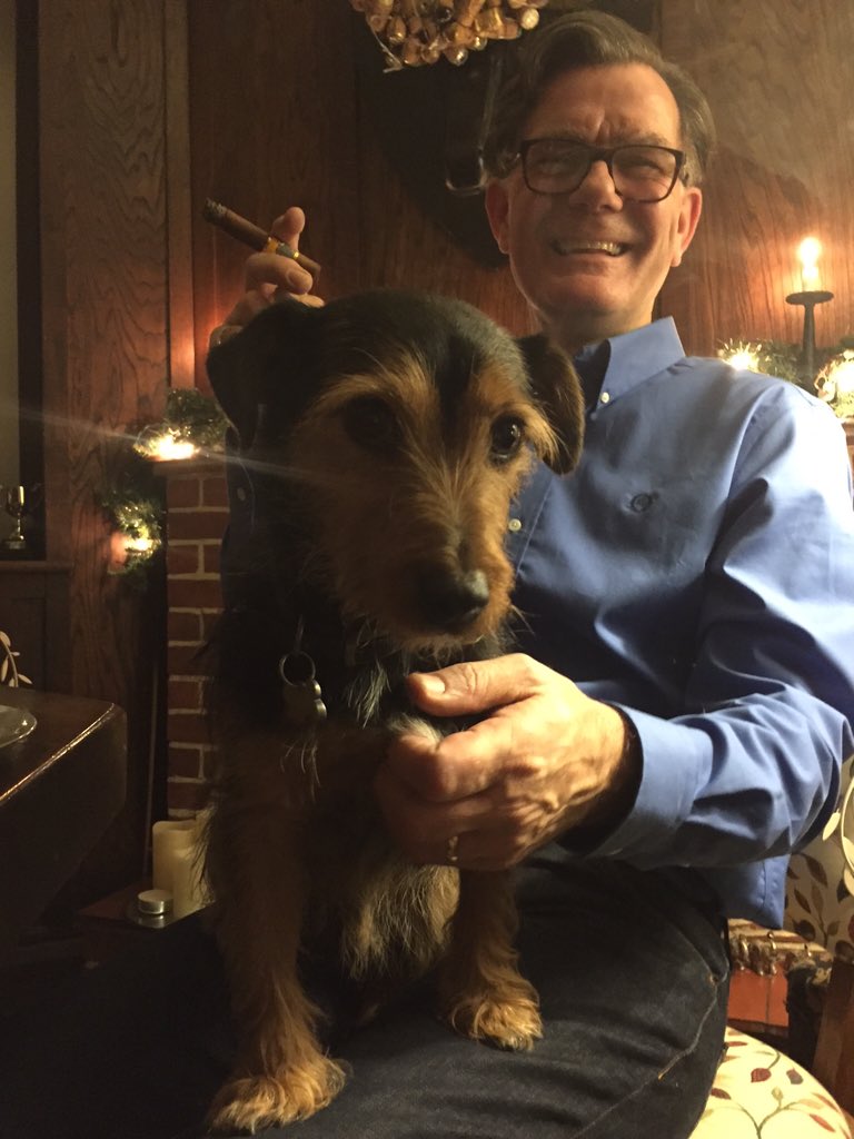 KenKennadys's tweet photo. Whiskey in the winter parlour with a mans best. The dog not the cigar!!
@KennadysSalon https://t.co/bgfJdXWQCU