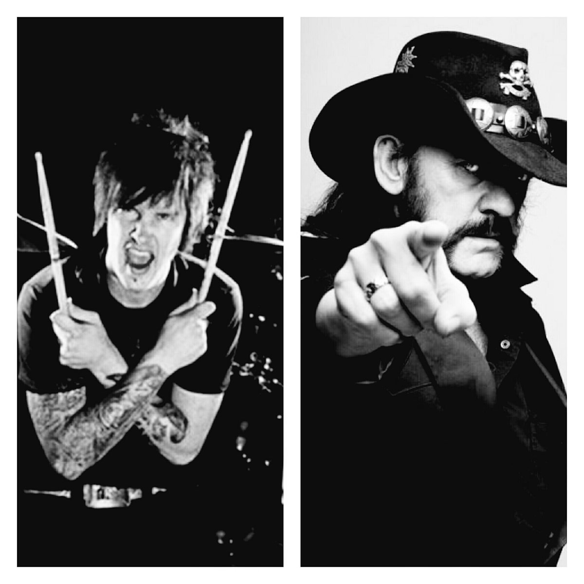 ImMusicMag's tweet photo. What's up with 12/28? Lemmy is taken from us on the 6th anniversary of The Rev's death. #RIPLemmy #therev https://t.co/WfkI5W9ZD8
