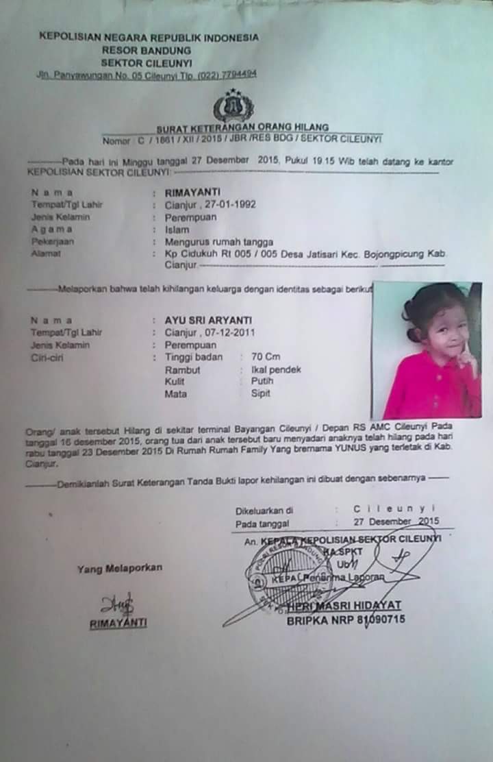 PRFMnews's tweet photo. Bantu tweeps RT @trian_3393
mohon bantuannya,anak tmn saya hilang sejak tanggal16/12/15,.didaerah cileunyi bandung https://t.co/BGCXSXhEEj