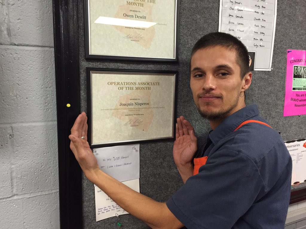 Congrats to Joaquin for being our Operations associate of the month for November!