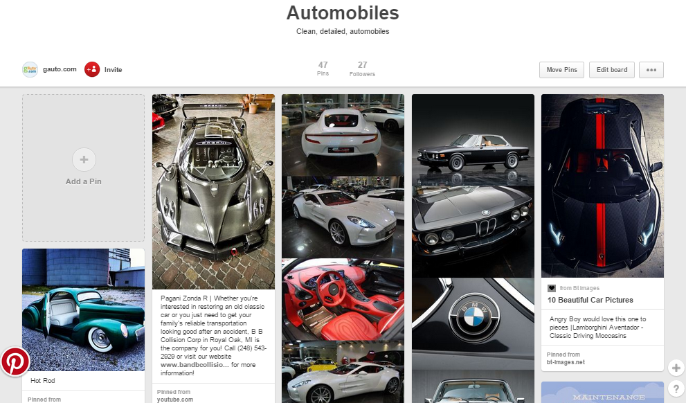 gAuto's tweet image. Are you a car lover?

Follow our automobiles board on #Pinterest! { ow.ly/QVetl }

@GarrettHale619