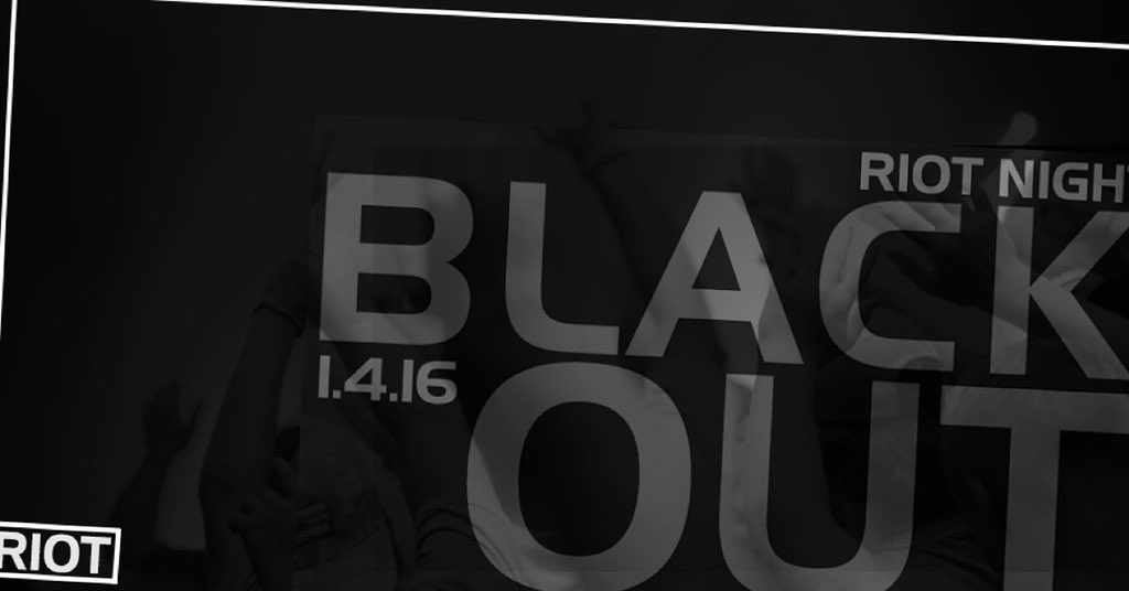 TribeJasper's tweet photo. NEXT MONDAY!! January 4th. Blackout. Be there. And bring EVERYONE. https://t.co/OWe3Y7nihr