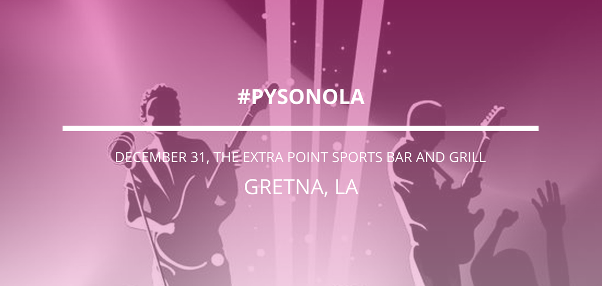 GigsinNeworlean's tweet photo. 🎤 #PysoNola, Dec 31, Buy a ticket: 🎫 https://t.co/VSFgyJtkCt https://t.co/GxZoYlEErz