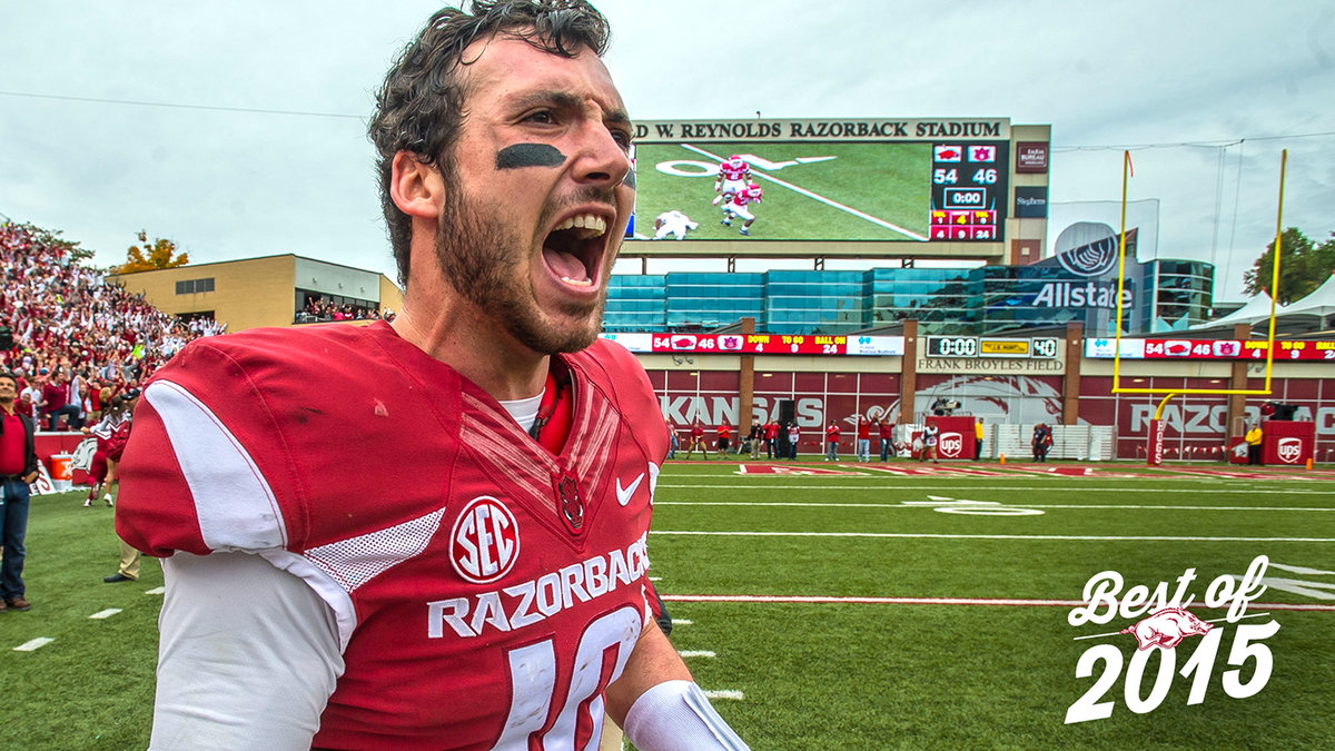 ArkRazorbacks's tweet photo. BA 👊

#HogsBestOf2015 https://t.co/8satoOBJ6Z
